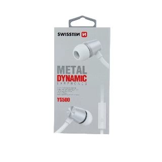 Swissten Slušalice 3,5mm DYNAMIC YS500 bela
