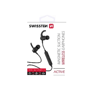 Swissten Bluetooth slušalice za trčanje Active crna