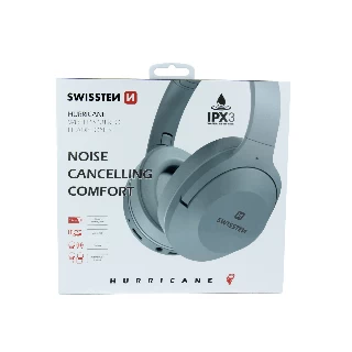 Swissten Wireless Stereo slušalice Hurricane siva