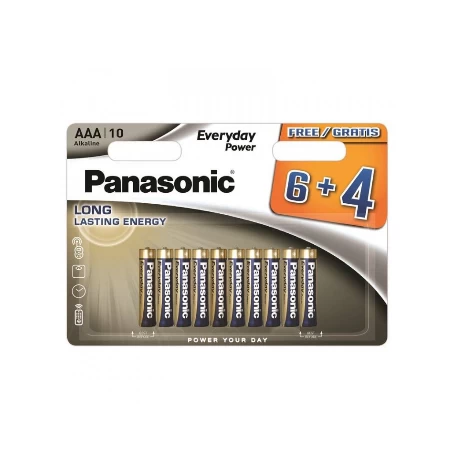 Panasonic baterije LR03EPS/10BW-AAA Alkalne Ever 10 komada
