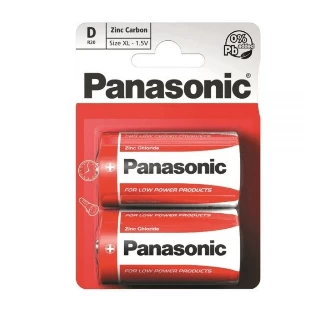 Panasonic baterije R20RZ/2BP Zinc Carbon 2 komada