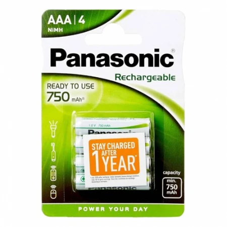 Panasonic baterije HHR-4MVE/4BC punjive Ready to use 750mAh 4 komada