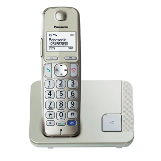 Panasonic KX-TGE210FXN bela-siva
