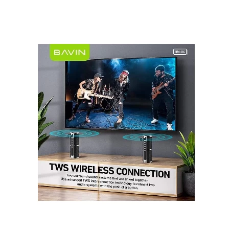 Bavin bluetooth zvučnik 8W crna