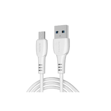 Bavin kabl 12W Type-A/Micro Usb 1,0m bela