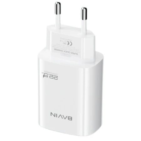 Bavin punjač 22.5w Usb A + kabl Type C bela