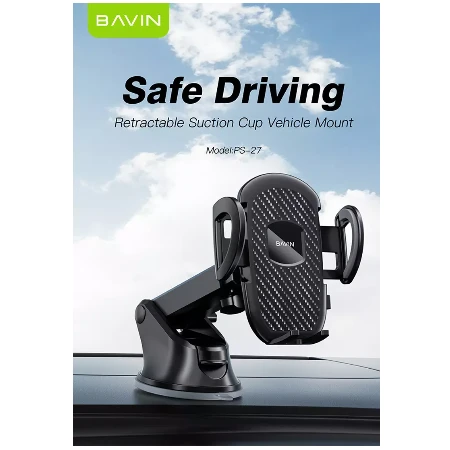 Bavin auto držač PS-27 crna