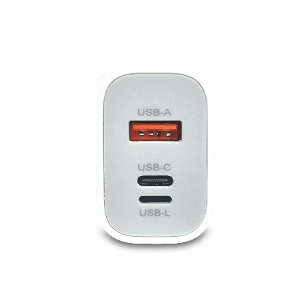 Bavitel punjač 30W Usb A/Type C/IOS + kabl Type C/Lightning bela  KeKe-PD004