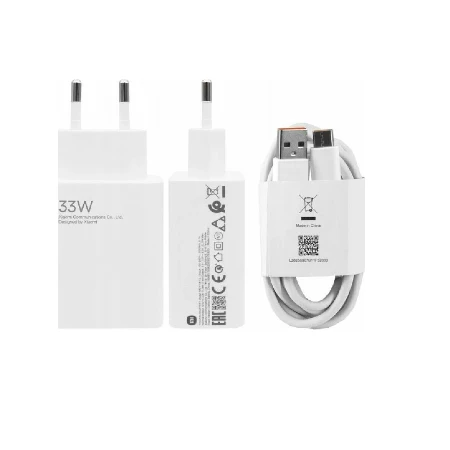 Xiaomi Mi 33W punjač Combo Type-A + kabl Type C bela