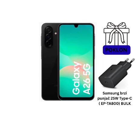 Samsung A26 8GB/256GB crna