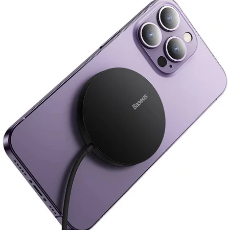 Baseus Magnetic Wireless punjač 15W crna