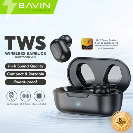 Bavin BT slušalice Earphones - Bavin 98 crna