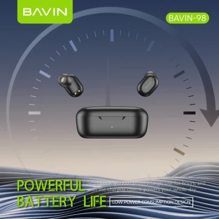 Bavin BT slušalice Earphones - Bavin 98 crna