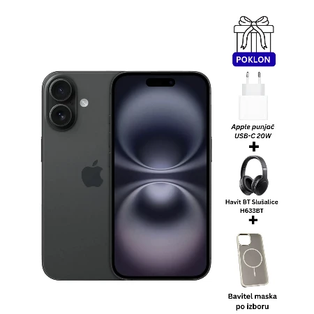 Apple iPhone 16 128GB crna