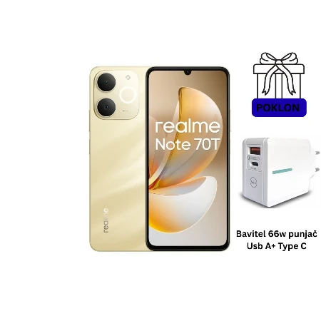Realme Note 70T 4GB/128GB zlatna