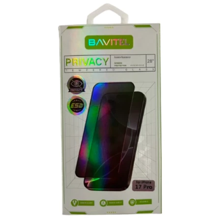 iPhone 17 Pro  Privacy zaštitno staklo- 9H Strong Hardness Anti-Scratch