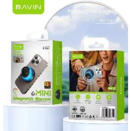 Bavin Magnetic  Blth stereo zvučnik crna BM-23