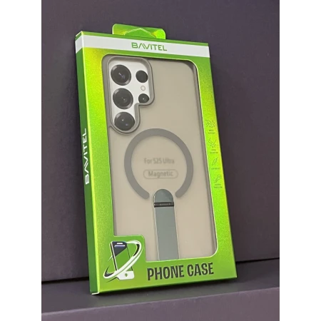 Samsung S25 Ultra Bavitel MagSafe sa naslonom siva