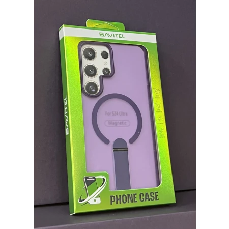 Samsung S24 Ultra Bavitel MagSafe sa naslonom ljubičasta