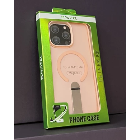 iPhone 16 Pro Max Bavitel MagSafe sa naslonom pink