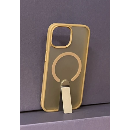 iPhone 15 Bavitel MagSafe sa naslonom braon