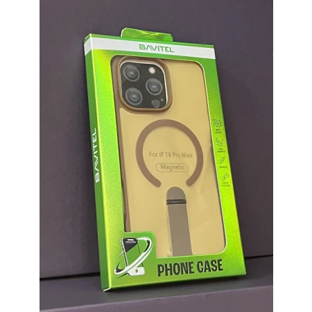 iPhone 16 Pro Max Bavitel MagSafe sa naslonom braon