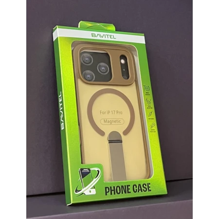 iPhone 17 Pro Bavitel MagSafe sa naslonom braon