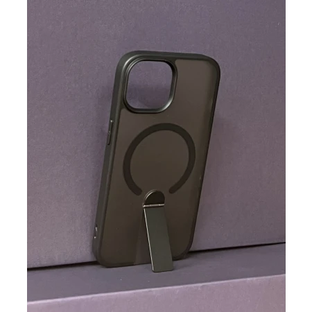 iPhone 15 Bavitel MagSafe sa naslonom crna