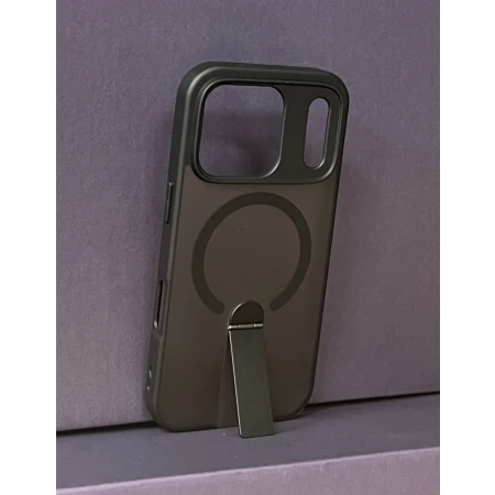 iPhone 17 Pro Bavitel MagSafe sa naslonom crna