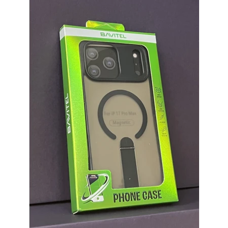 iPhone 17 Pro Max Bavitel MagSafe sa naslonom crna