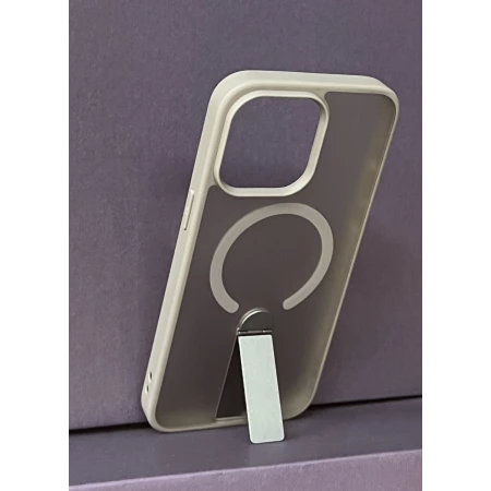 iPhone 15 Pro Max Bavitel MagSafe sa naslonom siva