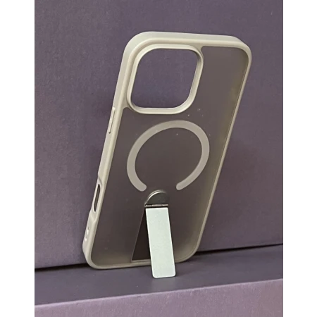 iPhone 16 Pro Max Bavitel MagSafe sa naslonom siva