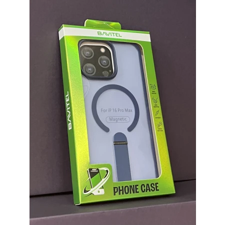 iPhone 16 Pro Max Bavitel MagSafe sa naslonom plava