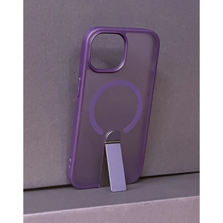 iPhone 15 Bavitel MagSafe sa naslonom ljubičasta