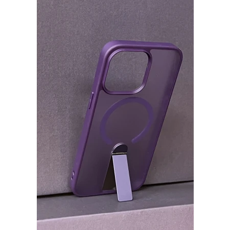 iPhone 15 Pro Max Bavitel MagSafe sa naslonom ljubičasta