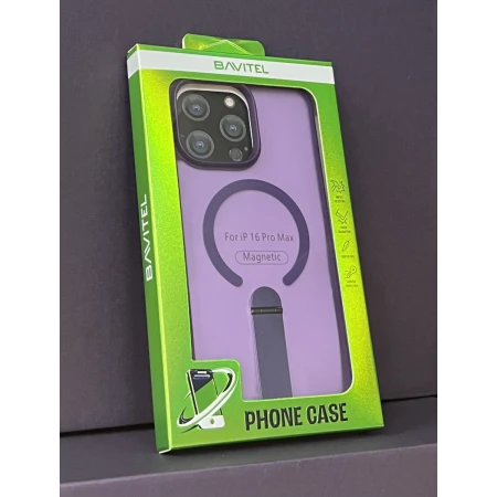 iPhone 16 Pro Max Bavitel MagSafe sa naslonom ljubičasta