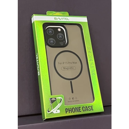 iPhone 15 Pro Max Bavitel MagSafe crna