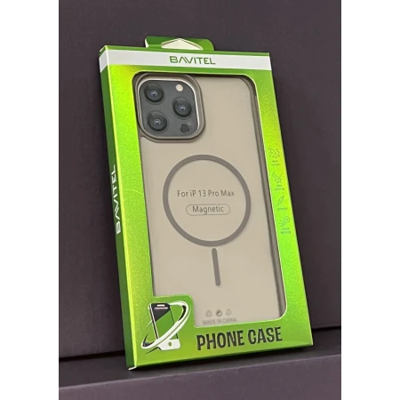 iPhone 13 Pro Max Bavitel MagSafe siva