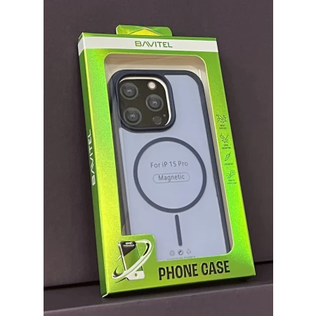 iPhone 15 Pro Bavitel MagSafe plava