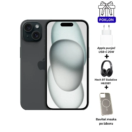 Apple iPhone 15 128GB crna