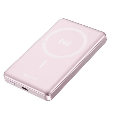 Havit magsafe power bank PB5203 10000mAh pink