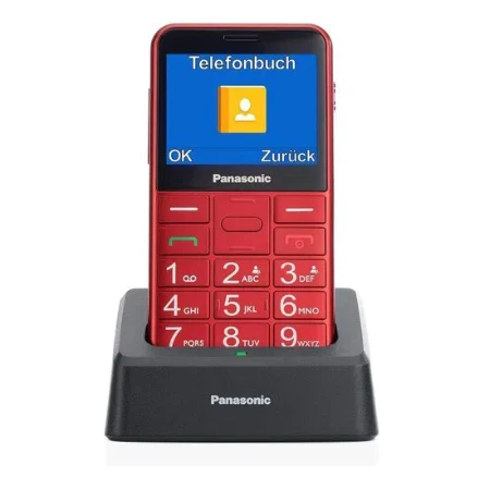 Panasonic SENIOR mobilni telefon KX-TU155EXRN crvena