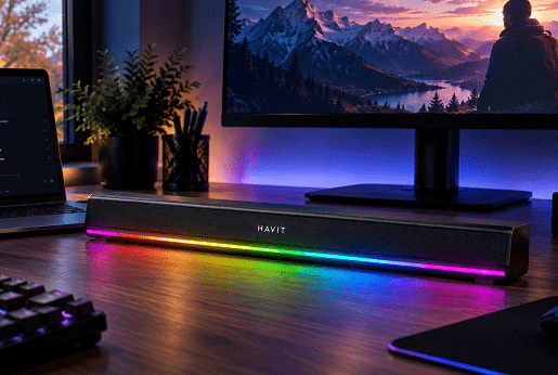 Havit SK770BT Bluetooth zvučnici za računar sa RGB svetlom