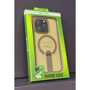 iPhone 15 Pro Bavitel MagSafe sa naslonom braon