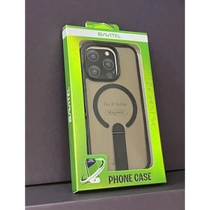 iPhone 16 Pro Bavitel MagSafe sa naslonom crna