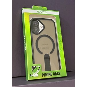 iPhone 17 Bavitel MagSafe sa naslonom crna