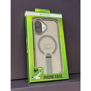 iPhone 16 Bavitel MagSafe sa naslonom siva
