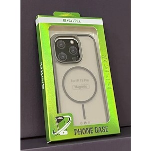 iPhone 15 Pro Bavitel MagSafe siva