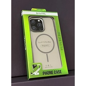 iPhone 15 Pro Max Bavitel MagSafe siva
