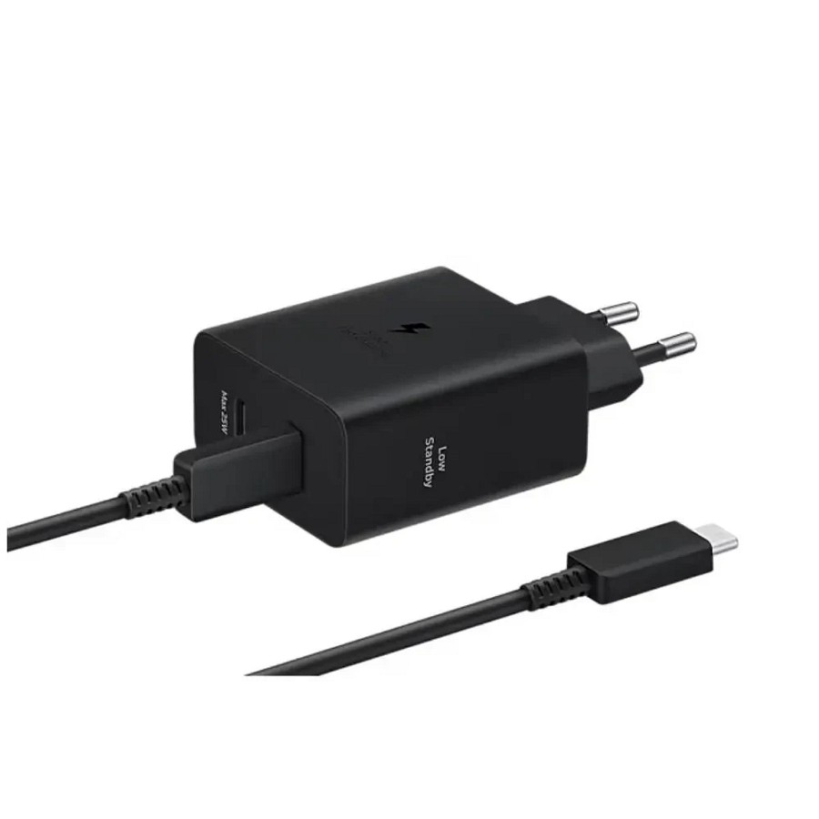Samsung punjač 50W dual port + Type C kabl crna